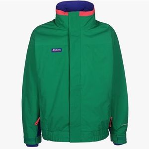 NWT Columbia Bugaboo 1986 Interchange Jacket Size S Green/blue